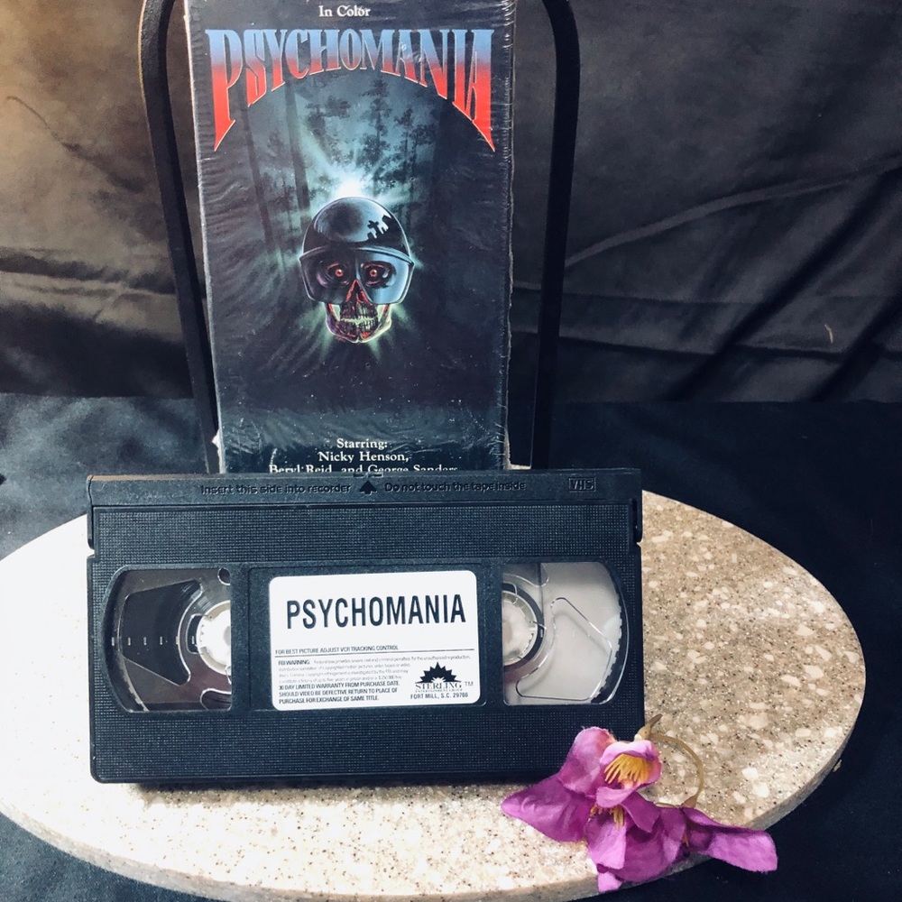 Psychomania Black VHS Tape - Collector's Edition